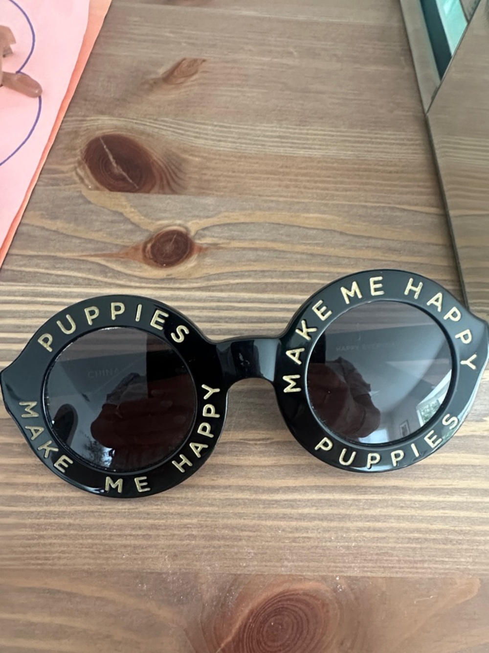 Puppies Make Me Happy Sunglasses